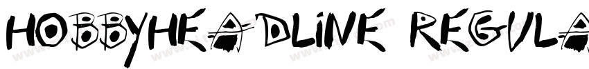 HobbyHeadline Regula字体转换